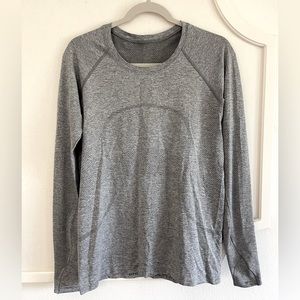 Lululemon Grey Swiftly Tech, Size 10, Barely Worn, Excellent Condition!
